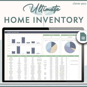 Home Inventory Spreadsheet Google Sheets Template