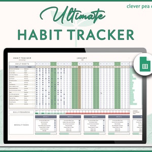 Habit Tracker for Google Sheets Template