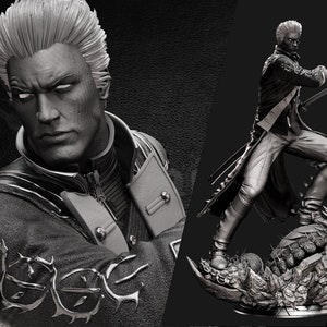 Vergil  Devil May Cry 5, an art print by ducky draws art - INPRNT