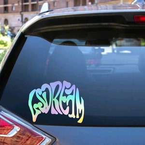 LSDream Vinyl Decal | Holographic Sticker | Rave | EDM Decal | Music Festival | Dubstep | Bumper Sticker | Laptop Sticker | Electric Forest