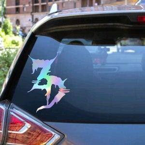 Zeds Dead Viny Decal | Holographic Sticker | EDM Decal | Music Festival | Dubstep | Bumper Sticker | Laptop Sticker | Dubstep | Rave |