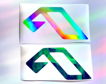 Anjunabeats Decal | EDM | House Music | Holographic | Rave | Trance | Bumper Sticker | Laptop Sticker | Electric Forest | Window Sticker