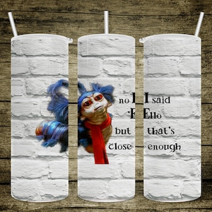 Il Labyrinth Worm Sublimation Tumbler Wrap Tapered 20 oz Download digitali sottili e dritti