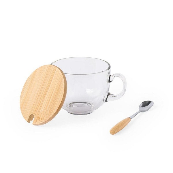 Verre Transparent Avec Couvercle Et Paille 45CL