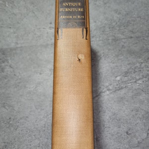 1929 Antique Furniture ID Book &quot;Genuine Antique Furniture&quot; Illustrated
