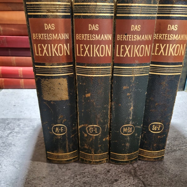 The Bertelsmann Lexicon ( Das Bertelsmann Lexikon) in 4 volumes 1954