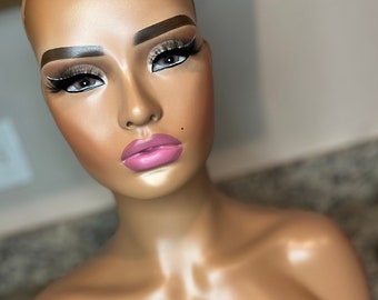 Glam Mannequin Head Wig Display (Candace)