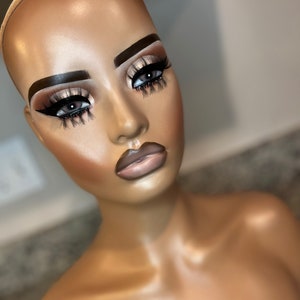 Glam Mannequin Head Product Display BIANCA 