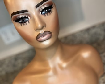 Custom Glam Mannequin Head (Prissy)