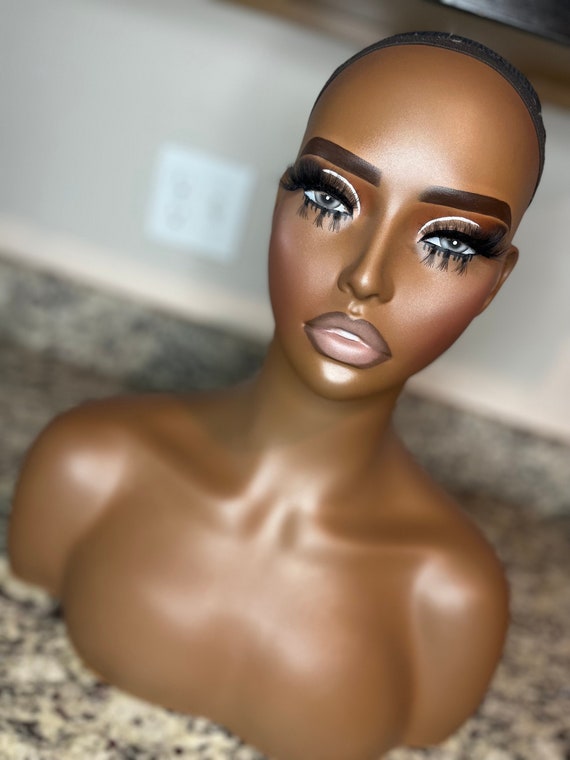 Custom Mannequin Head: Glam Product Display, Wig/Jewelry Stand