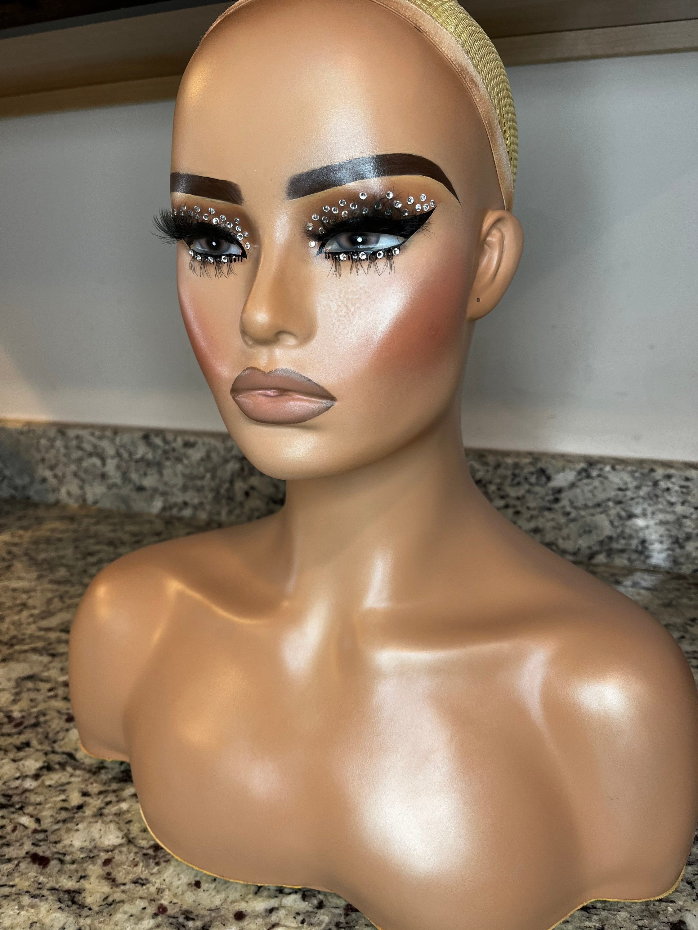 Custom Glam Mannequin Head jewel Etsy