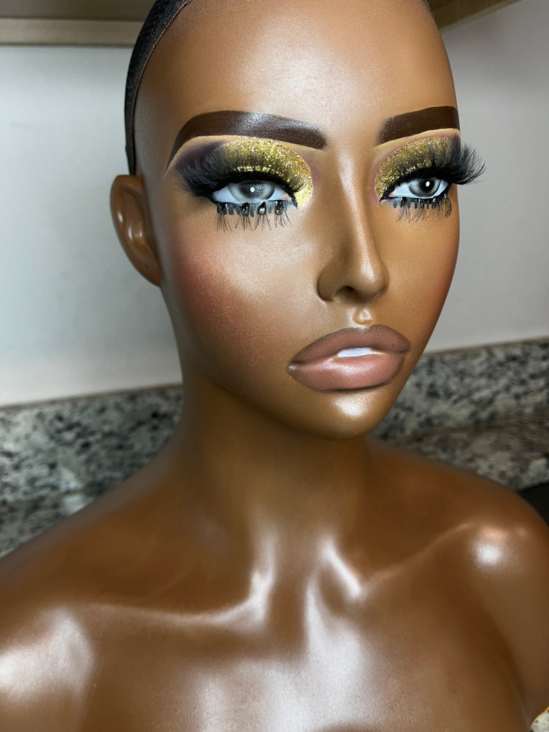 Custom Glam Mannequin Head jade Etsy