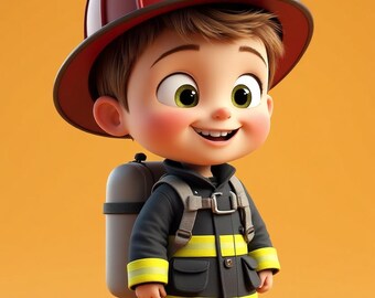Retrato de héroe infantil personalizado, pintura de superhéroe, regalo para enamorados, retrato realista o estilo Pixar, regalo de retrato, decoración de pared