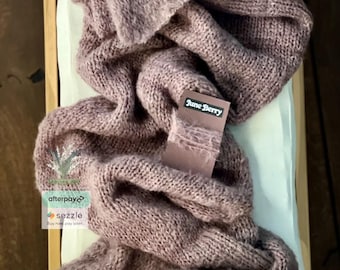 Brushed Alpaca Hand Dyed Wrap preorder