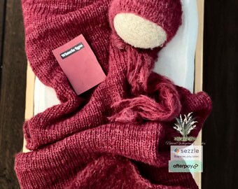 Brushed Alpaca Hand Dyed Wrap Set preorder