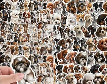 Cartoon Dog Stickers for Laptop, Water Bottle - Waterproof Vinyl (10/20/30 PCS)