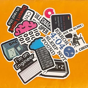 Programmer Meme Stickers – Cartoon Laptop, Notebook, Tablet Decals (10/20/30 PCS)