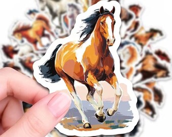 Horses Stickers Waterproof Horse Decals Laptop Water Bottle Planner 10/20/30 PCS