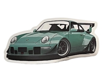 Sports Cars Stickers, Water Bottle Notebook Laptop Vinyl Decals (10/20/30 PCS)
