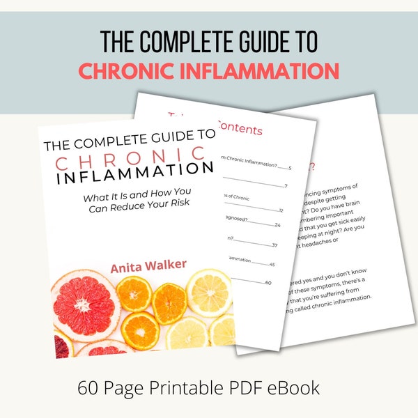 The Complete Guide to Chronic Inflammation pdf eBook, PDF Downloadable Printable eBook, Inflammation