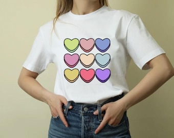 Serca cukierkowe PNG - Serca cukierkowe PNG - Serca walentynkowe PNG - Clipart serca cukierkowego - Serca cukierkowe - Wzór serca cukierkowego bez szwu - Obramowanie