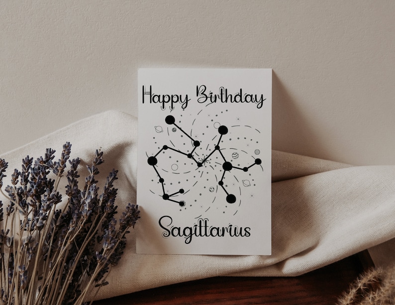 Sagittarius Baddie Birthday Banner - Gold Glitter Zodiac Sign Decor, 7.7ft Long, DIY Hanging - View #5