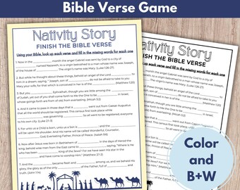 Christmas Bible Trivia,, Christian Christmas Trivia, Printable Bible Game, Christmas Trivia, Winter Trivia, Nativity Printable, Group Games