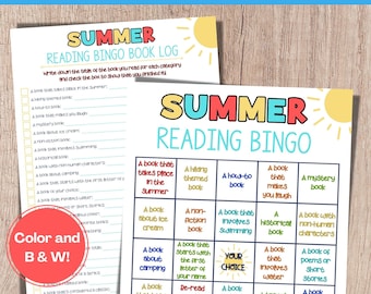 Pode incluir: Um cartão de bingo de leitura de verão colorido com um gráfico de sol. O cartão tem uma grade de 25 quadrados com diferentes categorias de livros, como "Um livro que se passa no verão", "Um livro com tema de caminhada", "Um livro de instruções", "Um livro que te faz rir", "Um livro de mistério", "Um livro sobre sorvete", "Um livro de não ficção", "Um livro que envolve natação", "Um livro histórico", "Um livro com personagens não humanos", "Um livro sobre acampamentos", "Um livro que começa com a primeira letra do seu nome", "Relê um dos seus livros", "Um livro sobre animais", "Um livro de viagens", "Um livro que tem um final feliz", "Um livro que envolve água", "Um livro de poemas ou contos", "Um livro que te faz chorar", "Um livro considerado um clássico", "Um livro que faz parte de uma série", "Um livro que é uma graphic novel", "Um livro que é um livro ilustrado", "Sua escolha".