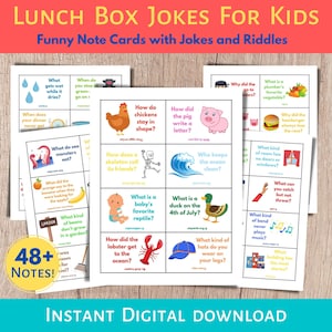 Lunchbox Notes, Lunch Box Jokes, Lunchbox Notes Printable, Kids Lunch Box Notes, Joke Lunchbox Notes, Note Template