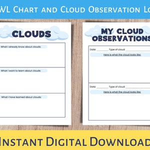 Cloud Identification Viewer Printable Cloud Viewer Weather - Etsy