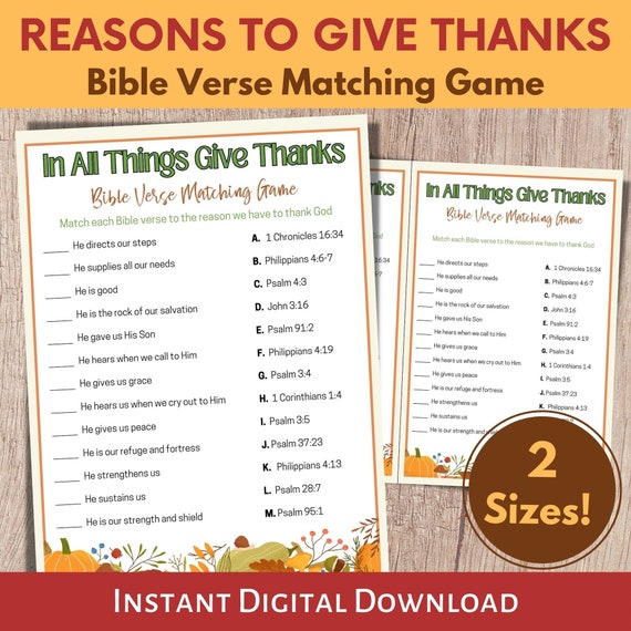 Thanksgiving Bible Games, Thanksgiving Trivia, Church Games, Fall Trivia Game, Bible Match Game, Bible Trivia, Thanksgiving Games, Harvest