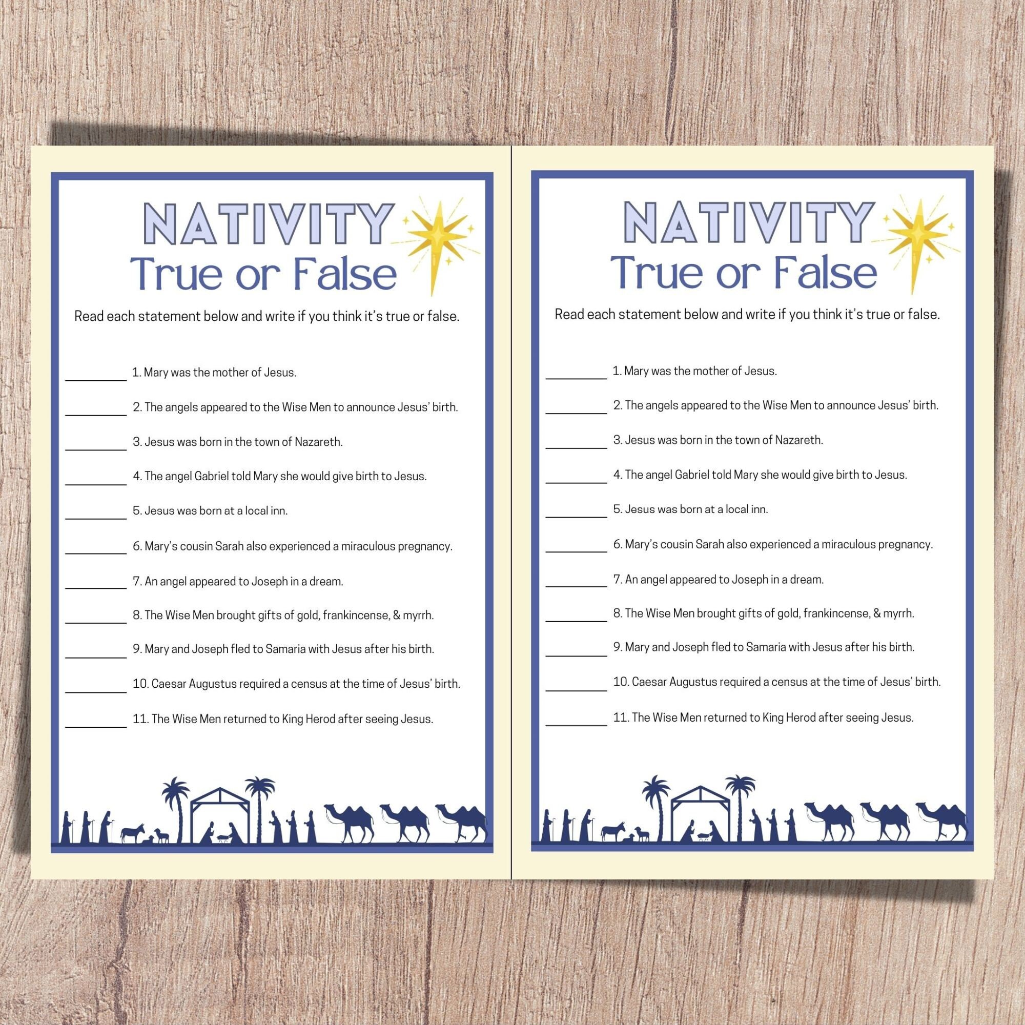 Christian Christmas Trivia, Christmas Bible Trivia, Christmas Trivia