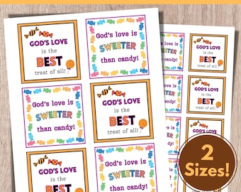 Religious Halloween Tags, Halloween Tracts, Christian Halloween Tags, Halloween Favor Tag, Church Halloween Party, Trunk or Treat Flyer