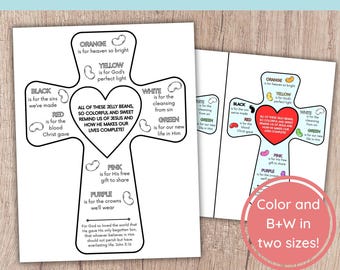 Jelly Bean Prayer Craft, Kids Easter Lesson, Jelly Bean Printable, Easter Candy Religious, Sunday School Coloring Pages, Religious Kid Craft