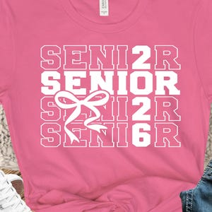 Senior 2026 Decal, Class of 2026 iron on, Graduation 2026 Decal, Senior shirt 2026 Iron on, Heat transfer