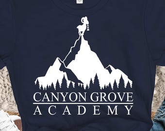 Canyon Grove Academy Logo Heat Transfer Decal
