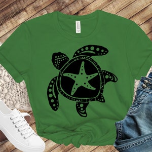 Sea Turtle Iron on, Sea Turtle Decal, Ready to Press Decal, Turtle Iron on Transfer, Sea Turtle Iron on