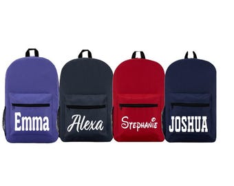 Personalized Name, Iron on Decal, Back to School, Name Label, HTV Decal, Backpack, Fabric Lunchbox