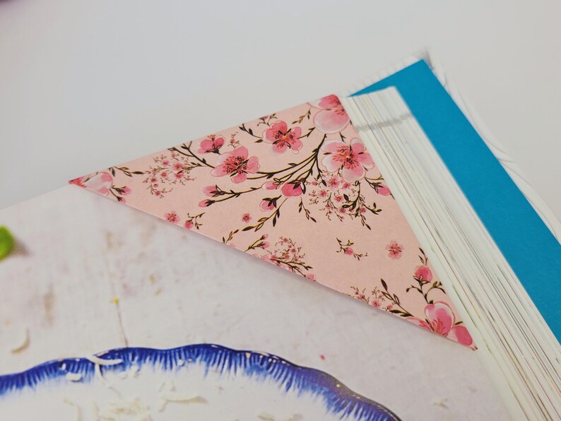 Origami Bookmark, Cherry Blossom Patterns - Set of 6 or 12 - Etsy