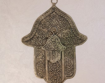 Moroccan Wall decoration KHEMISSA Handmade - hand of fatima