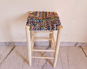 Tabouret de bar marocain - Tabouret fait main