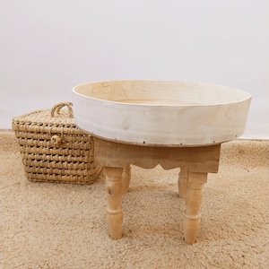 Berber coffee table in natural wood
