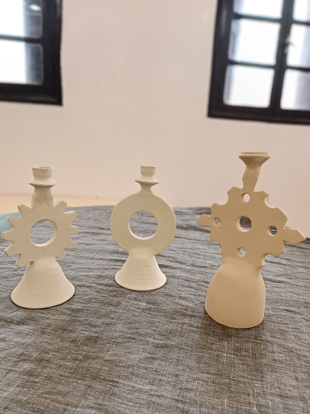 Set of 3 Boho Candle Holder Cozy Home Etsy