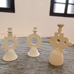 Set of 3 Boho candle Holder - cozy home