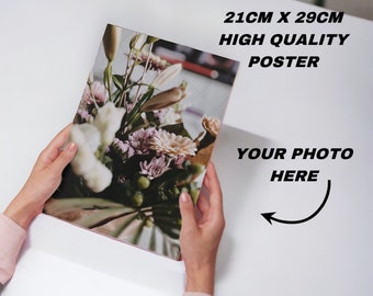 Customizable poster with your own photo/design