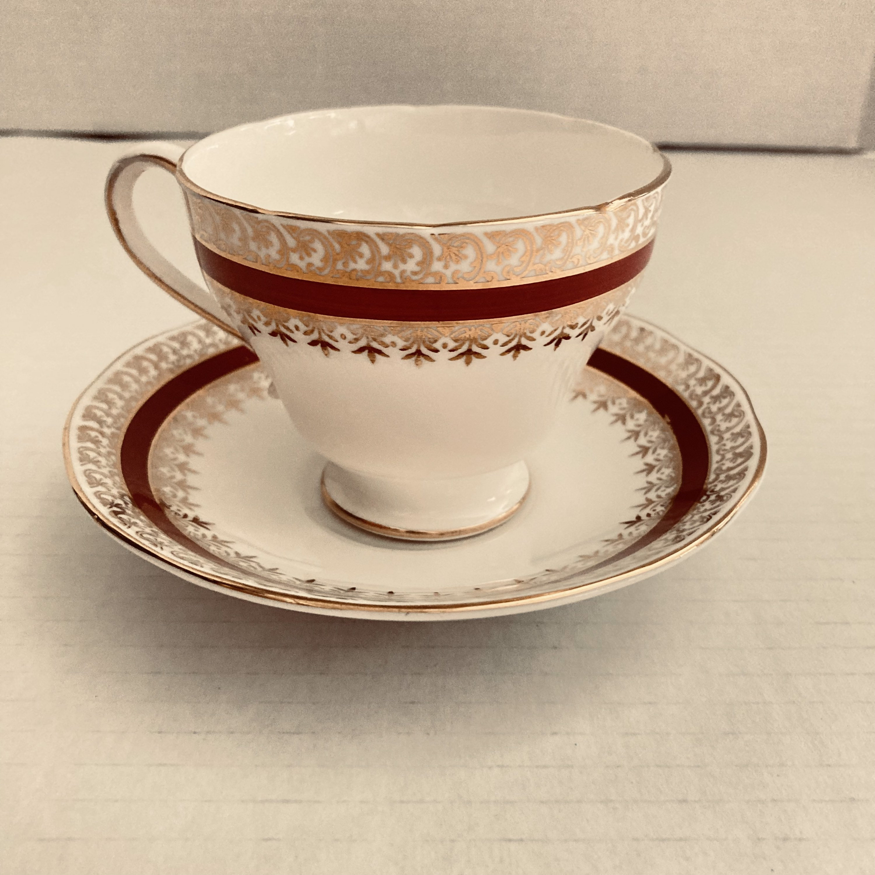 Vintage Vtg Salisbury Sarum Bone China 1960s England English Tea Cup