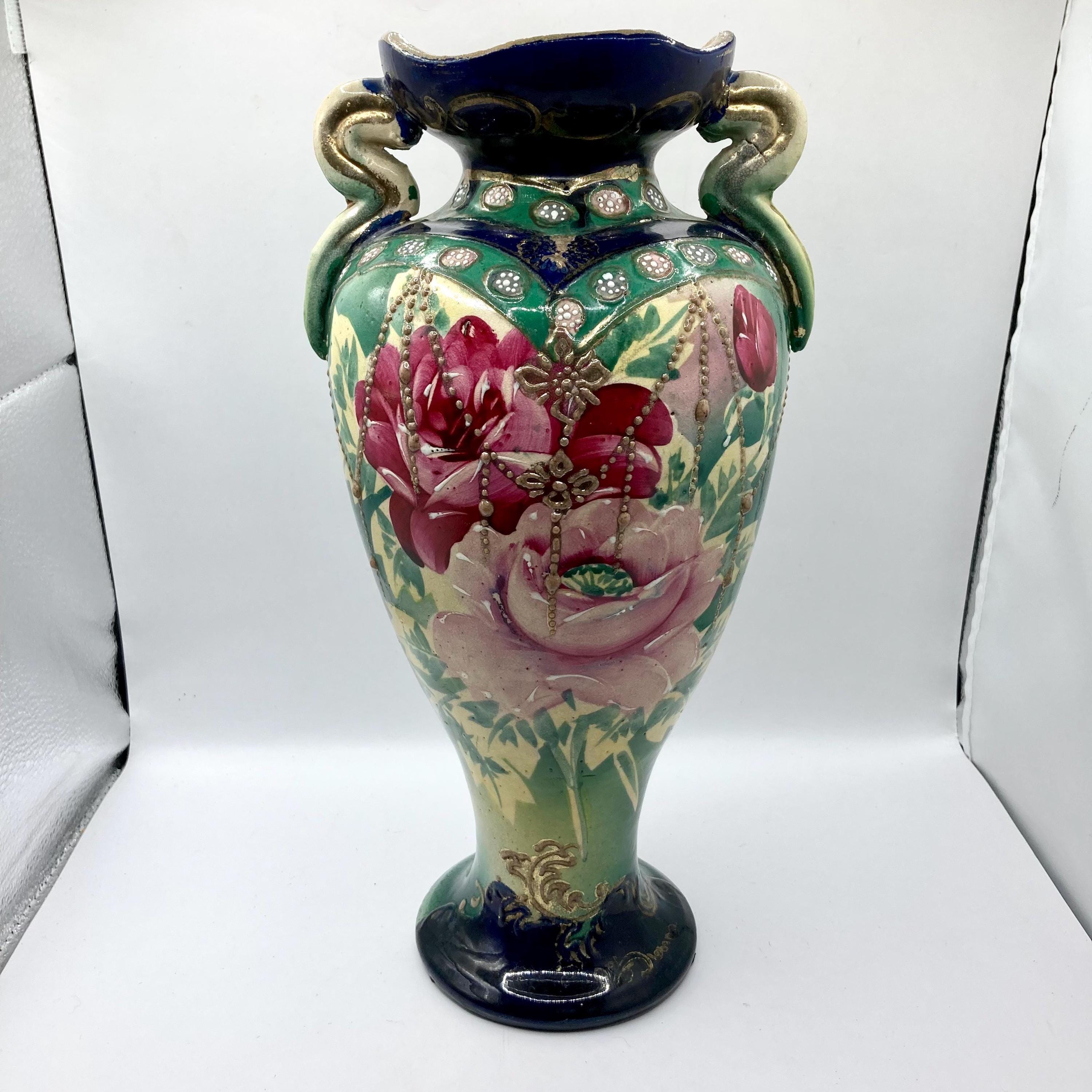Antique nippon vase - Etsy 日本