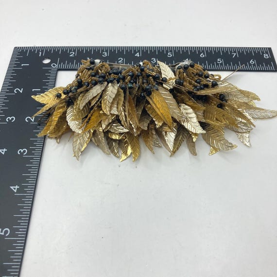 Vintage Vtg Made in France Hair Barrette Clip Greek Goddess  display picture 3