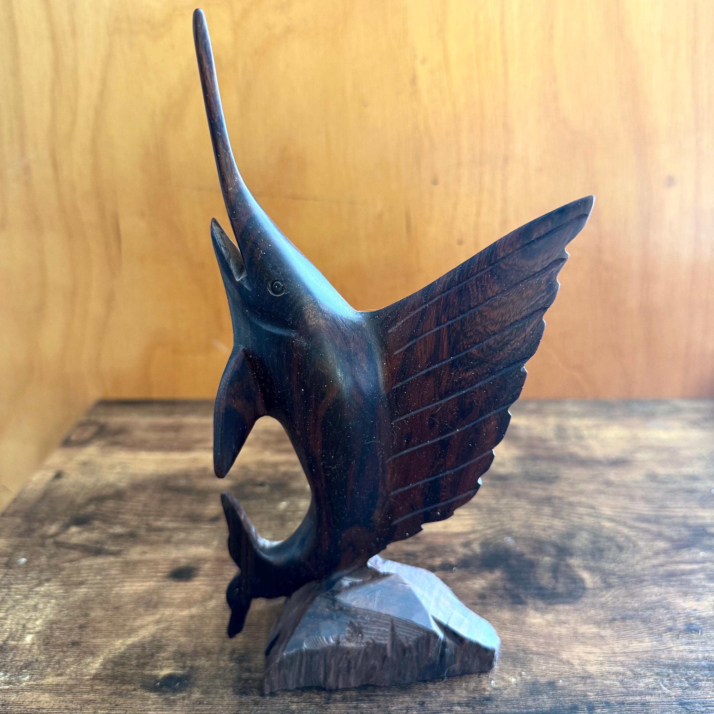 ブルー  マーリン  オブジェ   外国製 Blue Marlin Figurine - Etsy Canada