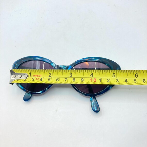 Dakota Smith blue/purple tortoiseshell sunglasses Vintage Vtg Dakota Smith Cat Eye Sunglasses Saturday Night  main image 3